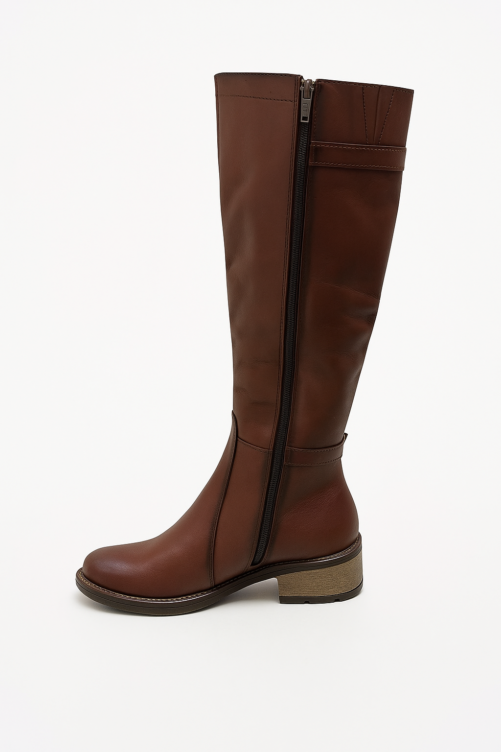PRESTIGE BRANDY, botas de cuero brandy para mujer — D'Poder — miniatura 3