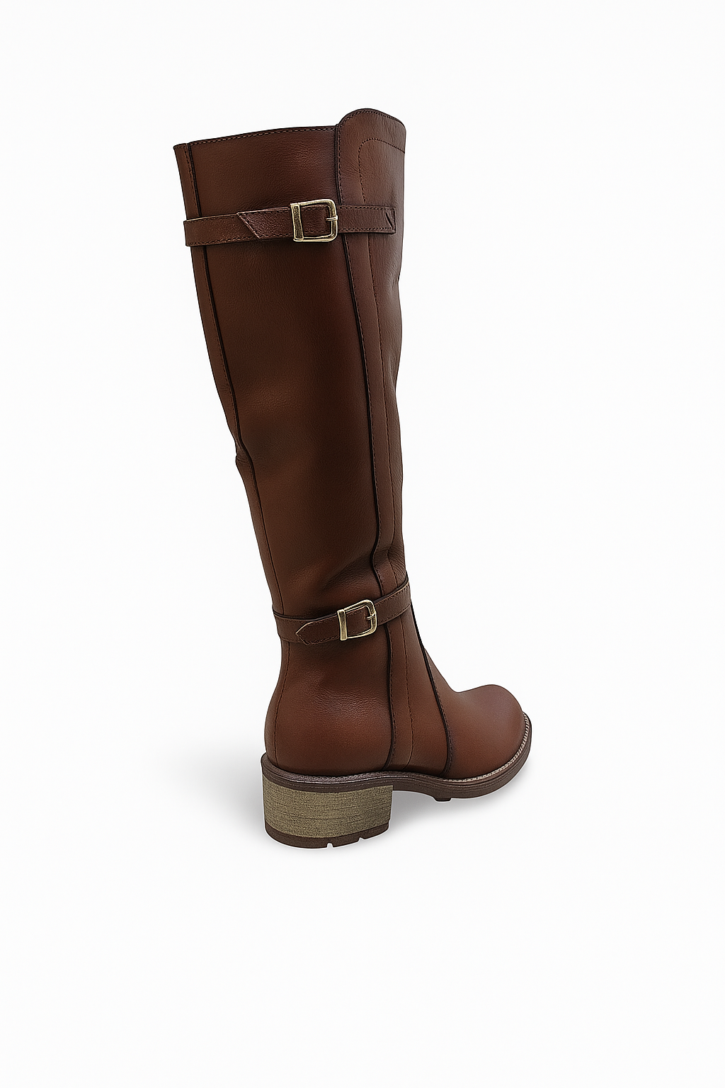 PRESTIGE BRANDY, botas de cuero brandy para mujer — D'Poder — miniatura 4