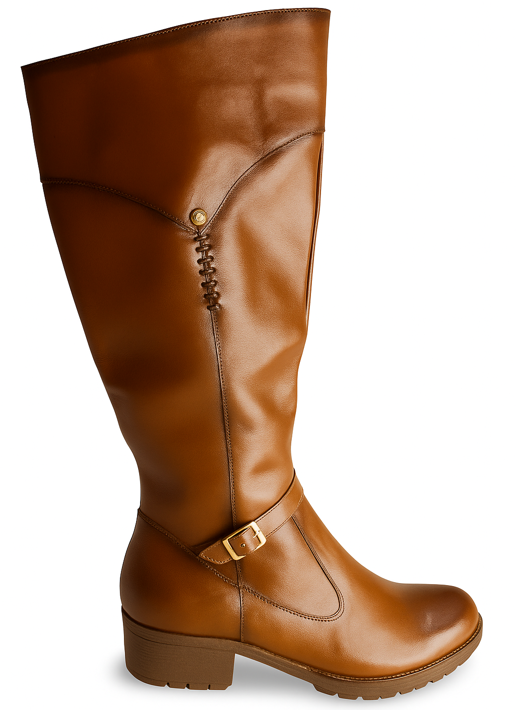 PRESTIGE - CAMEL, botas de cuero camel para mujer — D'Poder — miniatura 3