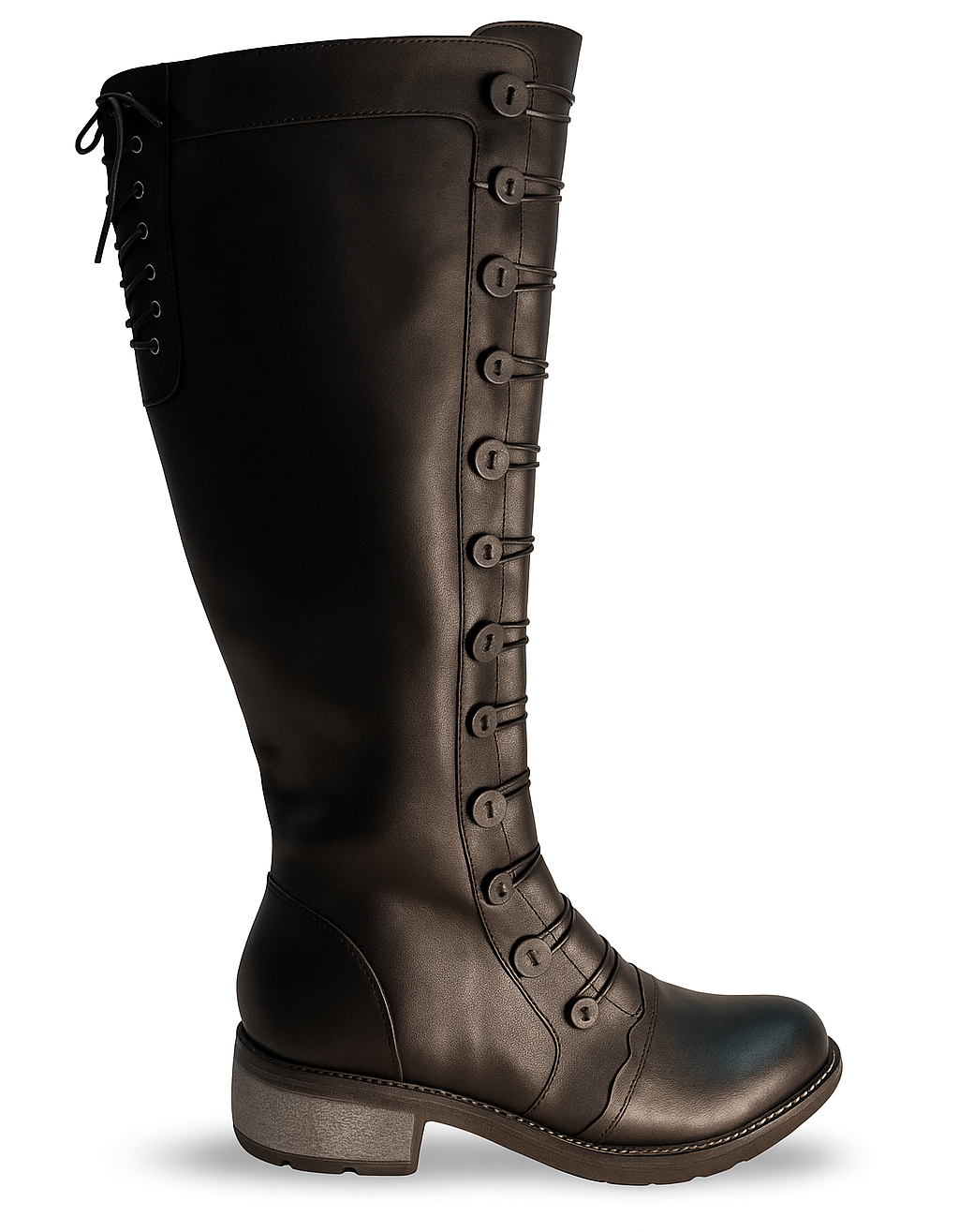 PRESTIGE NEGRO, botas de cuero negro para mujer — D'Poder — miniatura 2