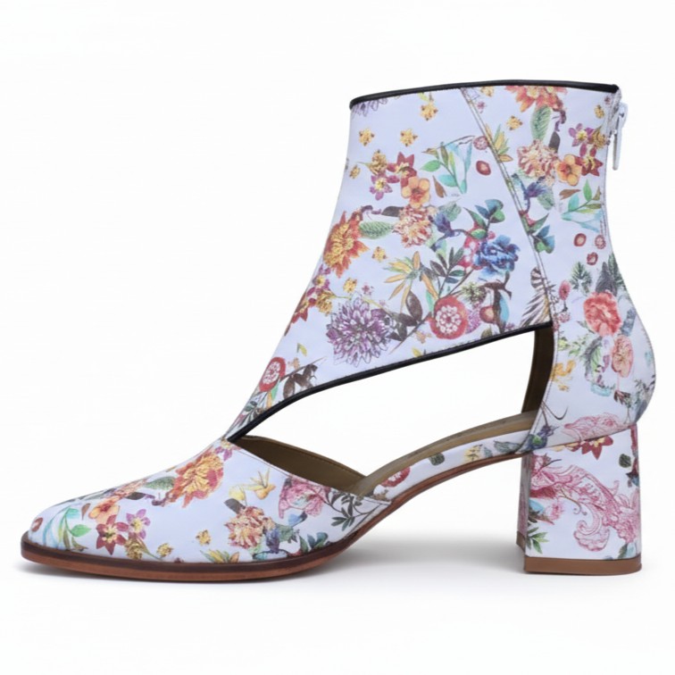 BLOOMING, botines de cuero multicolor para mujer — D'Poder — miniatura 2