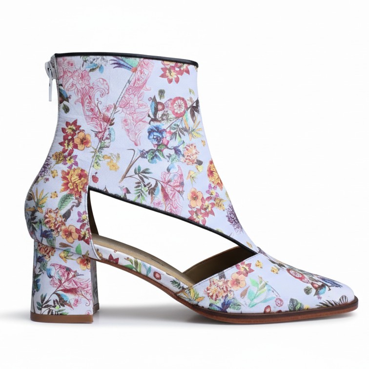 BLOOMING, botines de cuero multicolor para mujer — D'Poder — miniatura 3