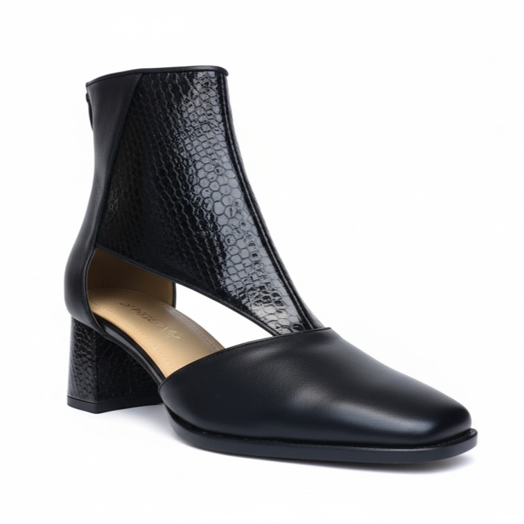 BLOOMING NERA, botines de cuero para mujer