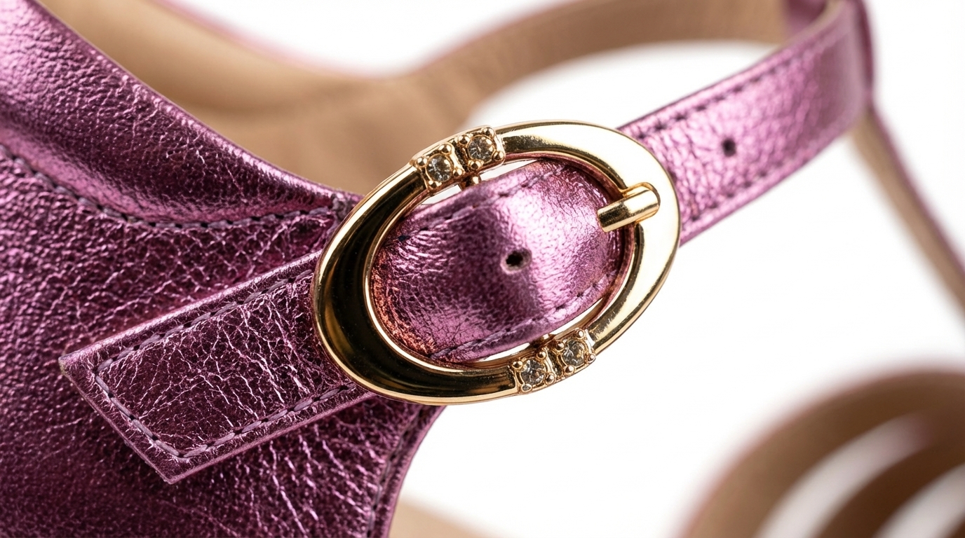 BRISA MAGENTA, sandalias de cuero magenta para mujer — D'Poder — miniatura 4