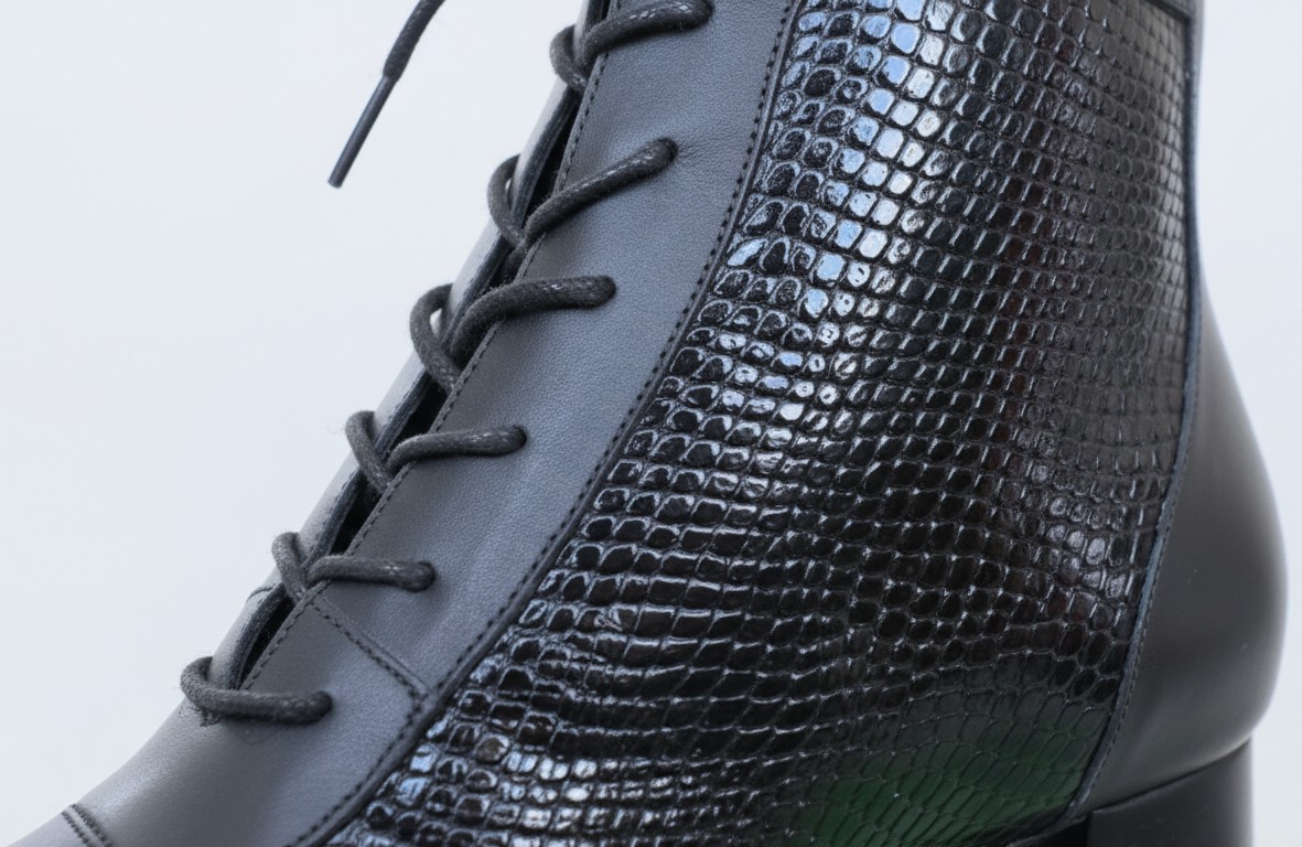 EDEN NERA VERSION 2, botines de cuero negro para mujer — D'Poder — miniatura 3