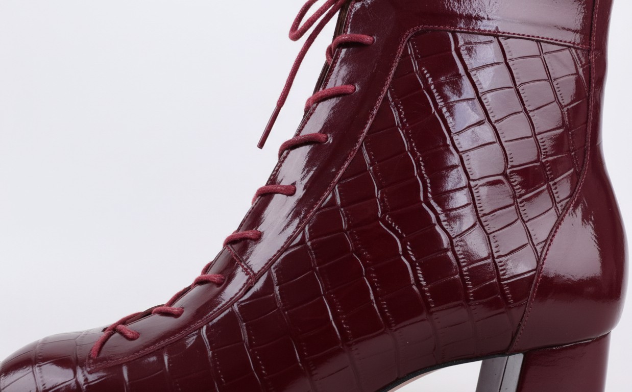 EDEN VINO, botines de cuero vino para mujer — D'Poder — miniatura 4