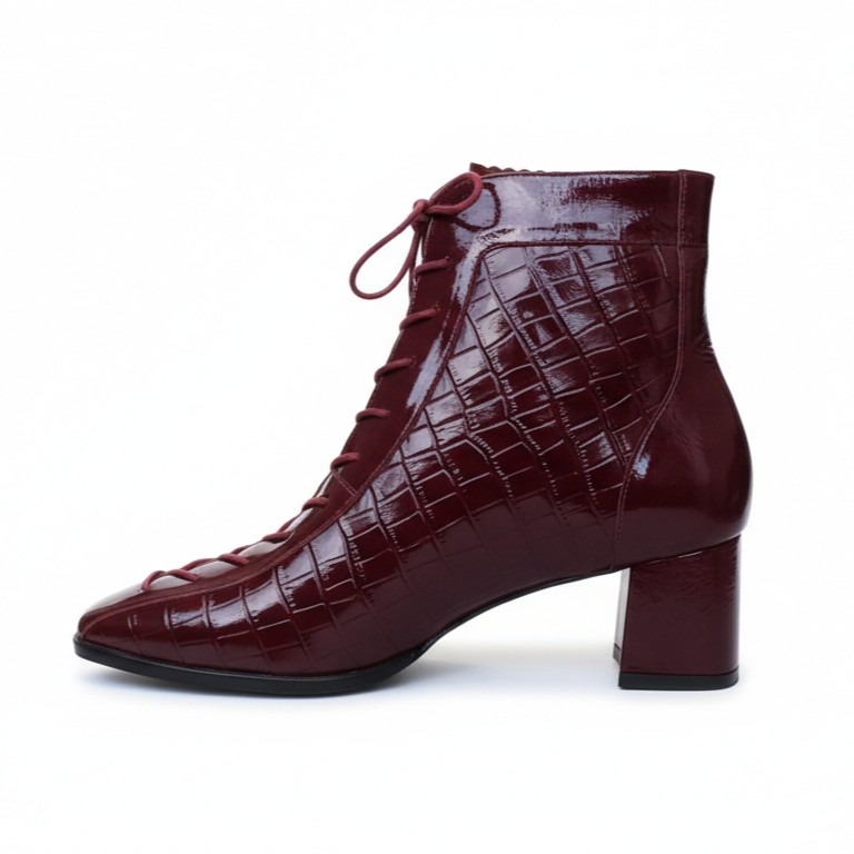 EDEN VINO, botines de cuero para mujer