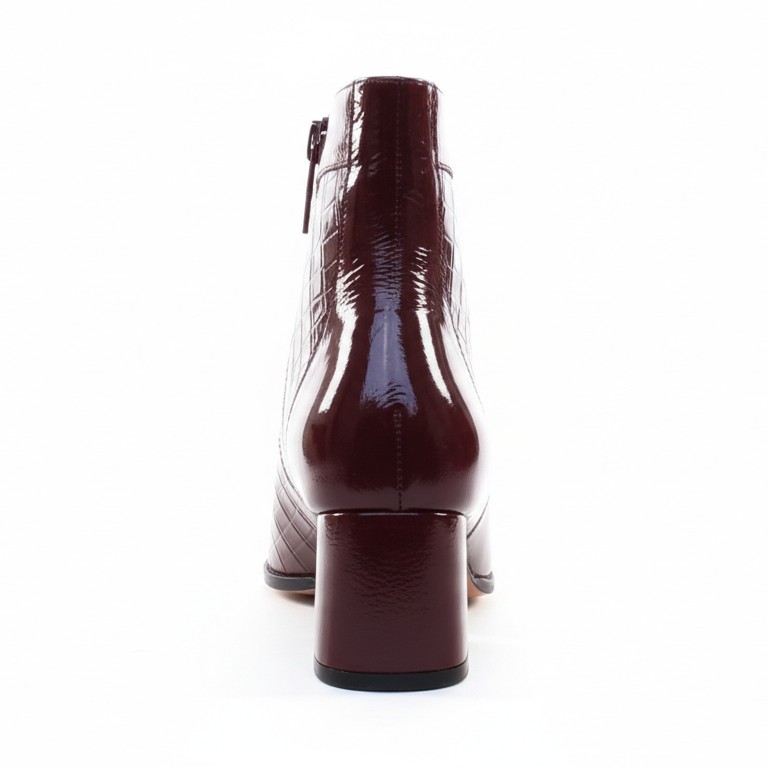 EDEN VINO, botines de cuero vino para mujer — D'Poder — miniatura 2
