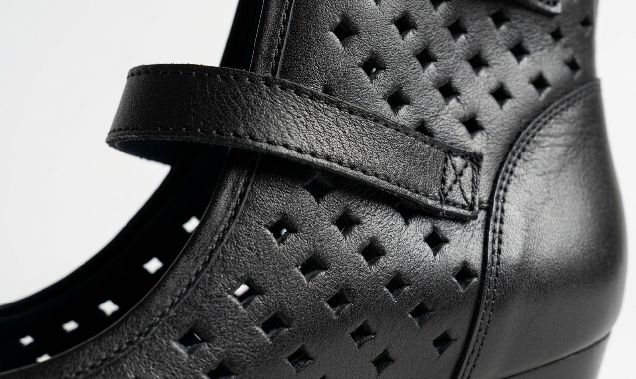 LUNE NEGRO, botines de cuero negro para mujer — D'Poder — miniatura 2