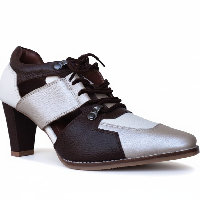 VERSATIL, botines de cuero marrón para mujer — D'Poder — miniatura 5