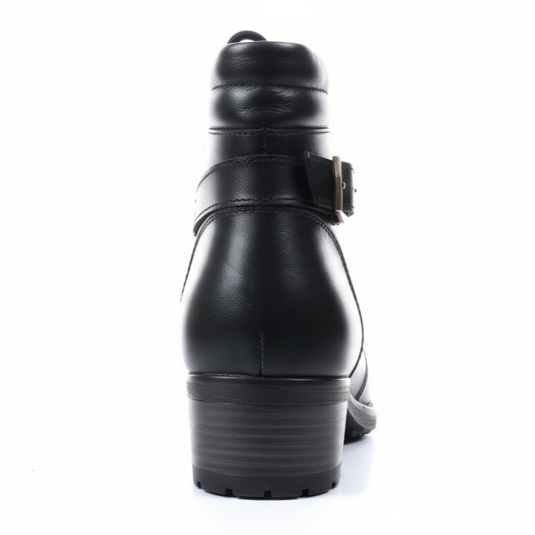 VITTORIA RENUEVA, botines de cuero negro para mujer — D'Poder — miniatura 4