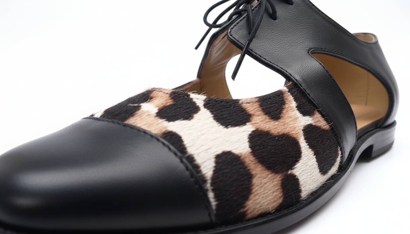 NARA NEGRO, oxford de cuero negro para mujer — D'Poder — miniatura 2