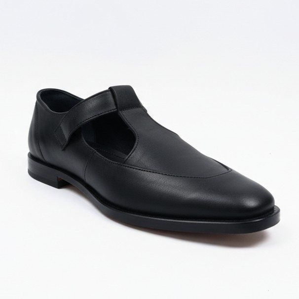 PASO FINO NEGRO, oxford de cuero negro para mujer — D'Poder — miniatura 2