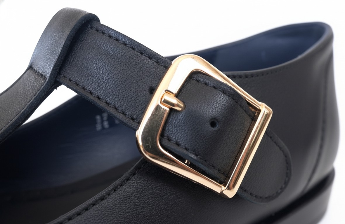 PASO FINO NEGRO, oxford de cuero negro para mujer — D'Poder — miniatura 3