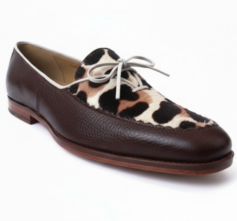 ZAIRA CHOCOLATE, oxford de cuero chocolate para mujer — D'Poder — miniatura 4