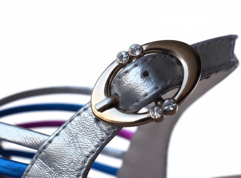 ANDINA PLATEADO, sandalias de cuero multicolor para mujer — D'Poder — miniatura 5