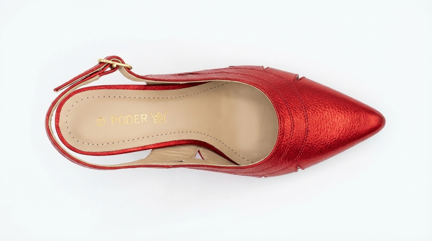 DIVINA ROJO, tacones de cuero rojo para mujer — D'Poder — miniatura 4