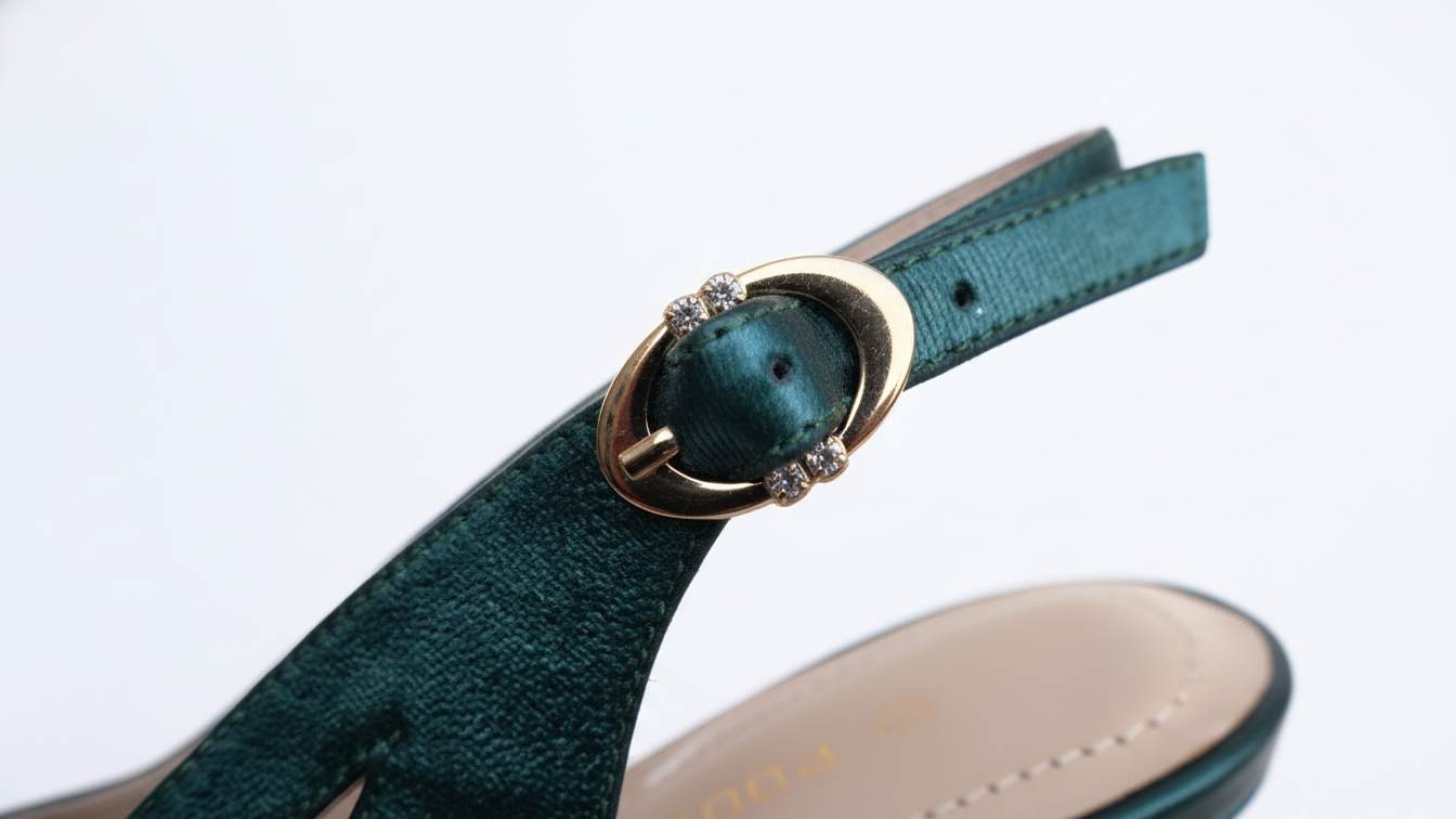 DIVINA VERDE, tacones de cuero burdeos para mujer — D'Poder — miniatura 4
