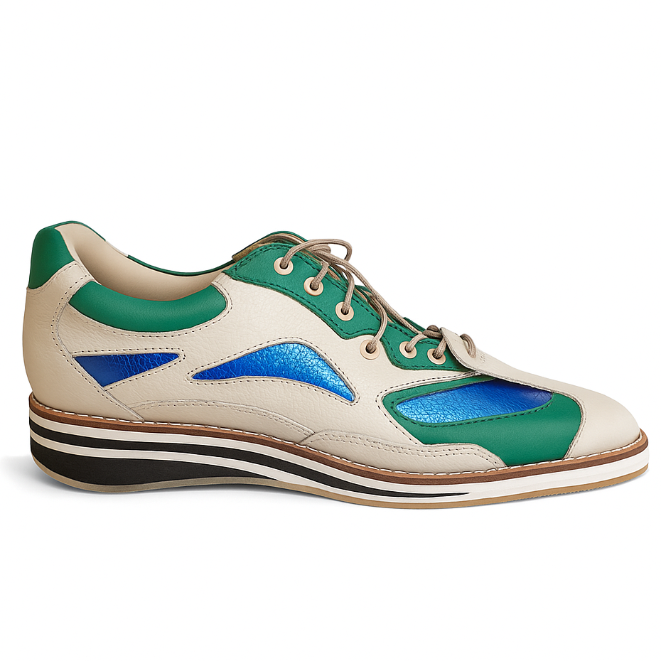 COLORS, zapatillas de cuero multicolor para mujer — D'Poder — miniatura 5
