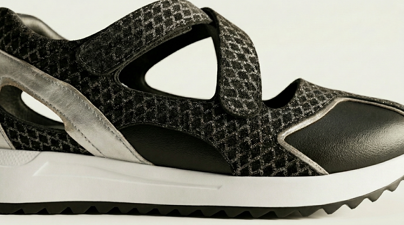 COSMICA, zapatillas de cuero negro para mujer — D'Poder — miniatura 4